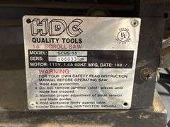 HDC Scroll Saw, Model SCRS-15 with 15-Inch , 21-Inch Length