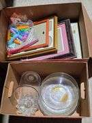 Glassware, Frames, and Home Decor Items