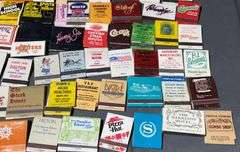 Matchbooks and Crayola Crayons Box Including Business Branding From: Robert Dalton for Warren County Sheriff, Hooters, Grandmas Country Store & The Halls Guesthouse Ft. Wayne, Indiana