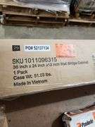 Hampton Bay
Avondale 36 in. W x 12 in. D x 24 in. H Ready to Assemble Plywood Shaker Wall Bridge Kitchen Cabinet in Raven Black