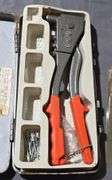 Buffalo Hand Riveter with Case and Rivets, 11″ L