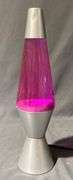 Electric Lava Lamp with Silver Base (Does Not Light Up), 16″