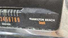 Hamilton Beach Mixer with Stainless Bowl and Metal Carafe
