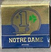 50 Notre Dame Football 1989 Matchbooks by Universal Match Corp. – South Bend, IN