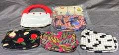 Handbag Form with Wood Handles & 4 Interchangeable Covers