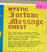 Mystic Fortune Message Chest With Miniature Scrolls and Selector Stick