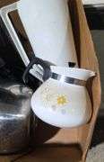 Hamilton Beach Mixer with Stainless Bowl and Metal Carafe