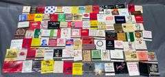 Matchbooks From Restaurants, Hotels, and Businesses Including: Zonkers Food & Cheer, King Edward Cigars, Stockade Fort Wayne Indiana & Lucky Steer family Restaurants