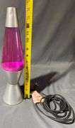Electric Lava Lamp with Silver Base (Does Not Light Up), 16″