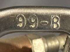 Metal Spray Gun with Attached Canister, Marked ’99-B’