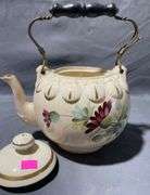 Cartwright Bros. Hand Painted Teapot, 8″