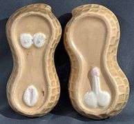 Peanut Figurines with Anatomically Correct Underside Details, 4″