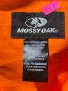 Two Blaze Orange Mossy Oak Vests, Small/Medium and Large/Extra Large