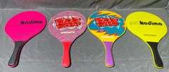 Recreational Sports Items with Basket and Paddles