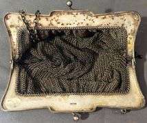 Four Evening Bags with Beaded, Mesh, and Metallic Designs
