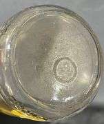 Clear Glass Springfield Dairy Bottle with Embossed Lettering, 7″