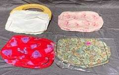 Handbag Form with Wood Handles & 4 Interchangeable Covers