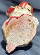 Carnival Chalkware Basset Marked “Carnival from North of South Bend, Indiana 1953”,  12″ Tall