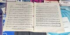 Sheet Music Covers and Pages Featuring Various Composers