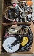 Three Boxes of Electrical and Mechanical Components
