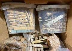 Clothes Pegs and Wood Craft Pieces