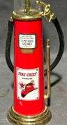 Gearbox Miniature Texaco Fire Chief Gas Pump Model with Brass Base 2”x8”