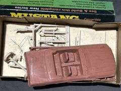 Palmer Plastics Plastic Model Kits: 49 Ford Tudor, Ford Galaxie XL500 Convertible, and Mustang Convertible, 1/32 Scale
