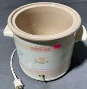 Rival Crock-Pot Model 3102/2 Slow Cooker with Floral Pattern