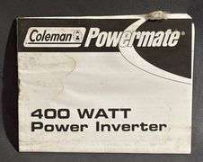 Coleman Powermate 400-Watt Power Inverter with Carry Case