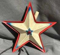 Holiday Light-Up Star and Glass Ornaments