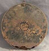 Round Metal Wall-Mounted Barometer by Advance Cement Co. - Indianapolis, IND - Diameter 9″