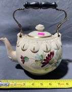 Cartwright Bros. Hand Painted Teapot, 8″