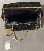 Three Evening Bags Including Beaded, Floral, and Metallic Mesh Designs – 1 marked Zell