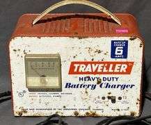 Traveller Heavy Duty Battery Charger (cord is damaged) 9”x5”x6”