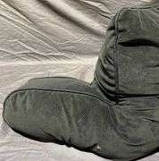 2 – Black Fabric Armrest Backrest Pillows with Handles