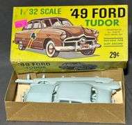 Palmer Plastics Plastic Model Kits: 49 Ford Tudor, Ford Galaxie XL500 Convertible, and Mustang Convertible, 1/32 Scale