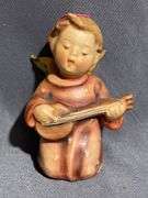 M.J. Hummel Figurine of Angel Playing Mandolin, 3” Tall