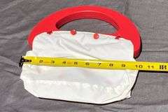 Handbag Form with Wood Handles & 4 Interchangeable Covers