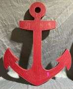Hobby Lobby Red Anchor Wall Art, 16.73”x20.59”
