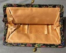 Three Evening Bags Including Beaded, Floral, and Metallic Mesh Designs – 1 marked Zell