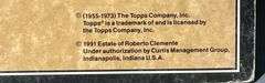 Roberto Clemente Commemorative Collage Print Licensed by Topps, 18.5”x28”