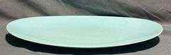 Fostoria Turquoise Oval Serving Platter, 12.5” x 10”