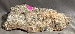 Rough Mineral Specimen with Metallic Inclusions