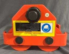 1-Ton Push Beam Trolley with Four Roller Wheels