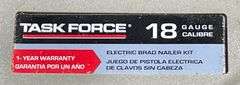 Task Force 18-Gauge Electric Brad Nailer Kit with Carry Case