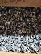 Hardware, Telephones, and Wire Clamps in Containers