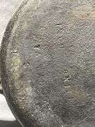 Cast Iron Skillet with and Wood Handle, Marked ‘Taiwan W.K 2’, 8″ Dia.