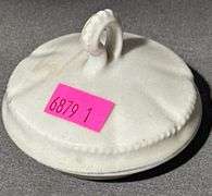 Porcelain Lily Biscuit/ Cracker Jar, 3.5″
