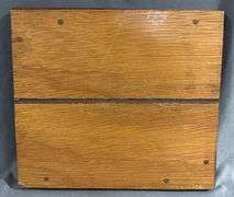Framed Sliding Tile Puzzle with Wood Frame