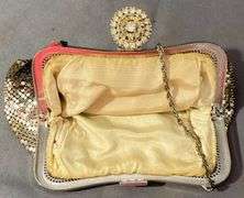 Four Evening Bags with Beaded, Mesh, and Metallic Designs